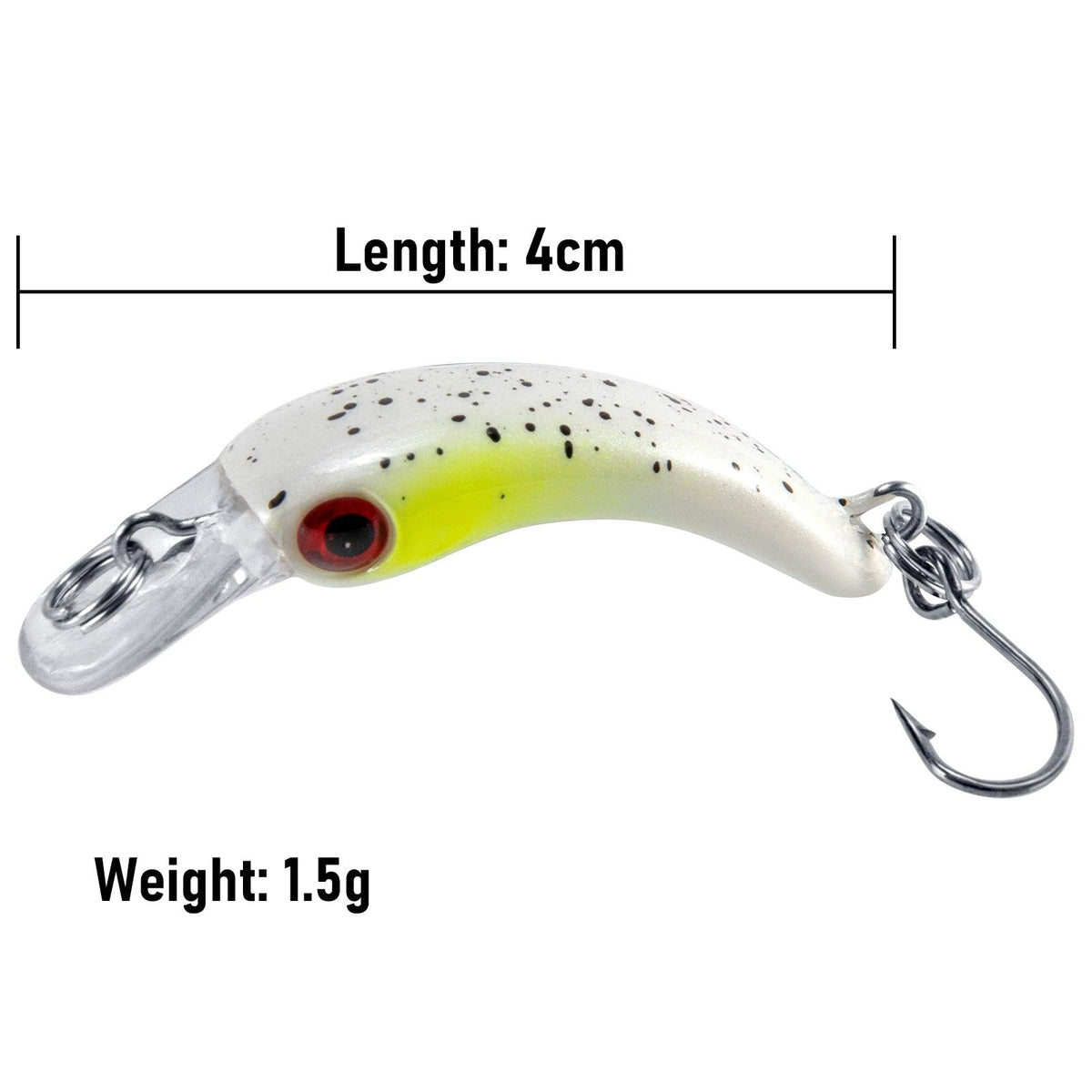 Dr.Fish 8pcs Forellen Wobbler  4cm 1.5g - Dr.Fish Tackles