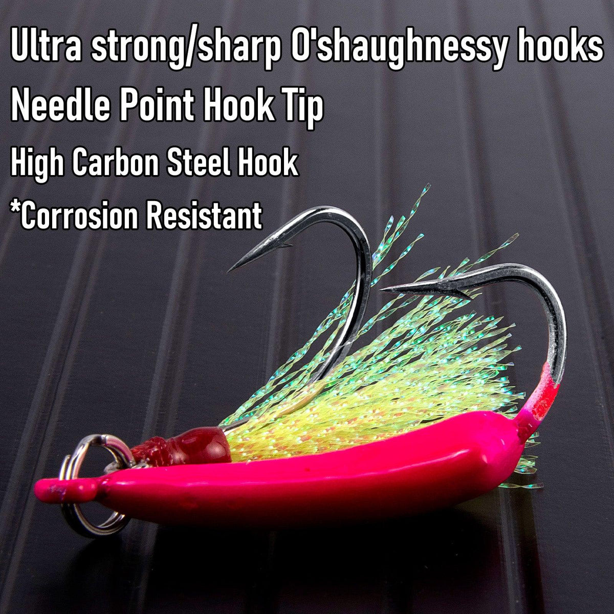 Dr.Fish 5pcs Pompano Jigs with Teaser Hooks - Dr.Fish Tackles