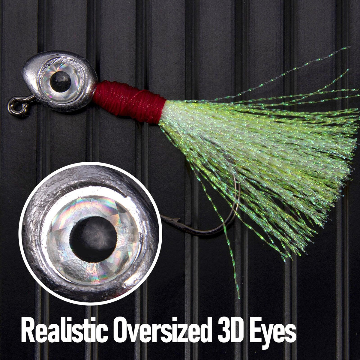 Dr.Fish 10pcs Fishing Eyes Jigs 3/16-1/2oz - Dr.Fish Tackles
