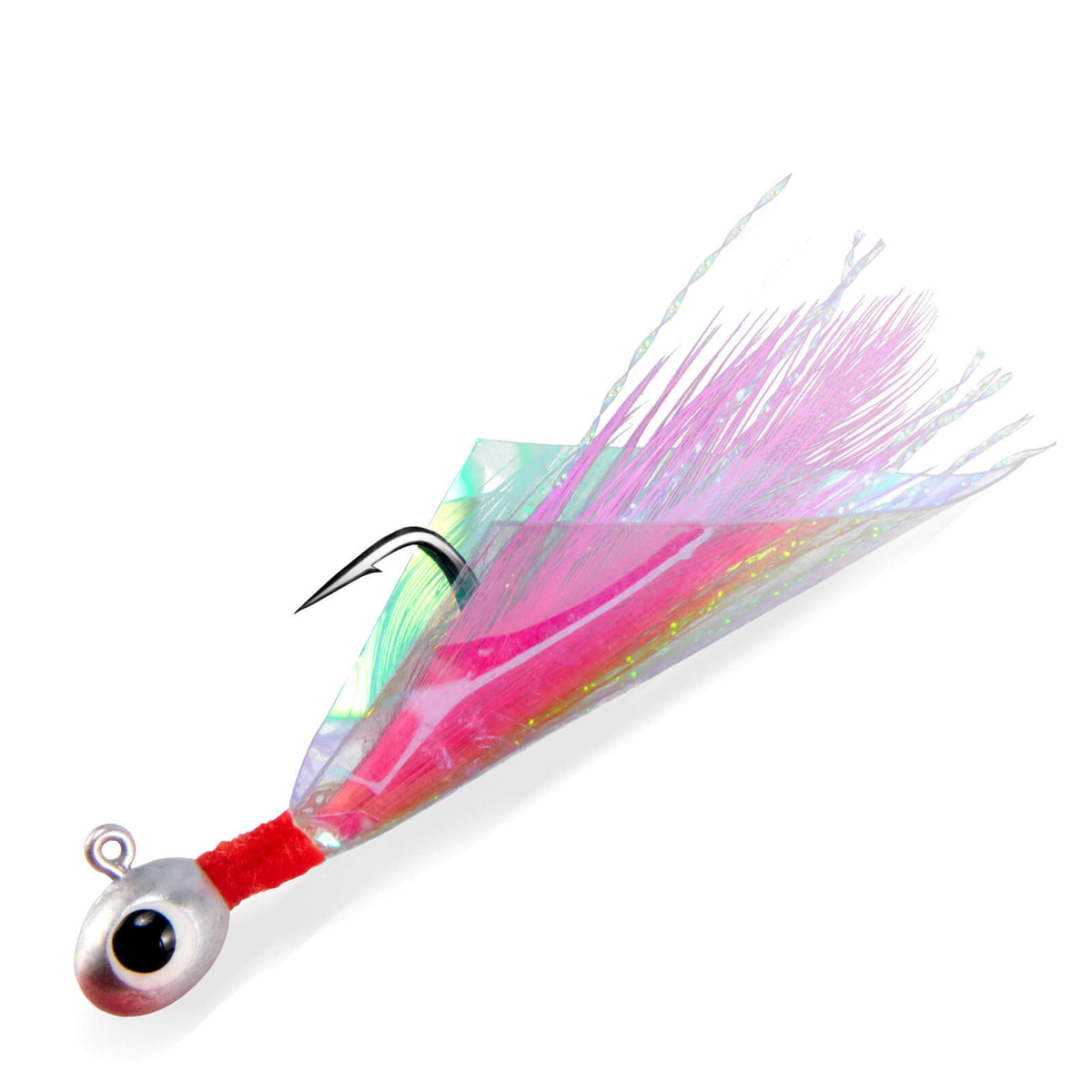Dr.Fish 10pcs Crappie Marabou Jigs Hand 1/32oz-1/16oz