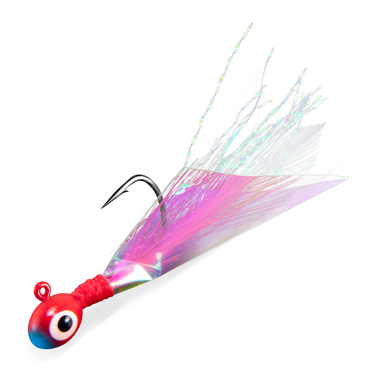 Dr.Fish 10pcs Crappie Marabou Jigs Hand 1/32oz-1/16oz
