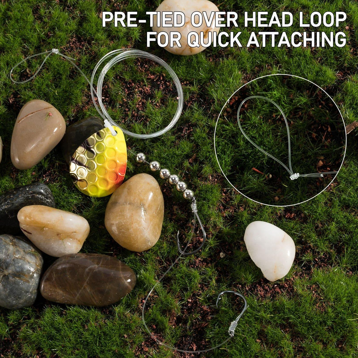 Dr. Fish 10 pcs Walleye Spinner Rigs - Dr.Fish Tackles