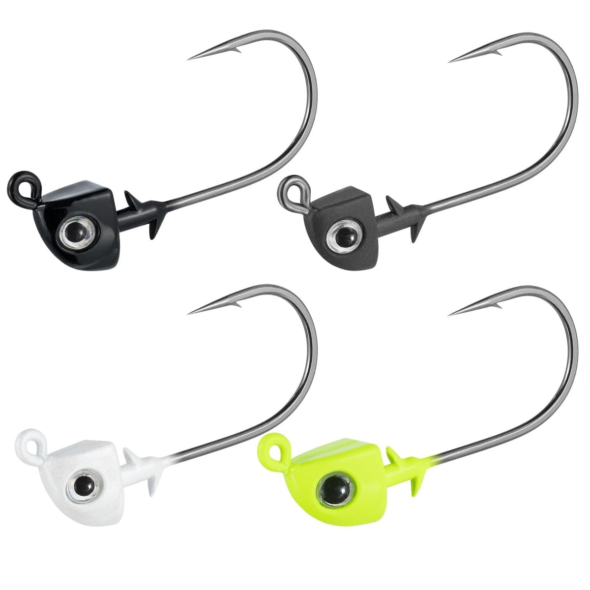 Dr.Fish 10pcs ungsten Swimbait Jig Heads  1/8-3/8oz - Dr.Fish Tackles