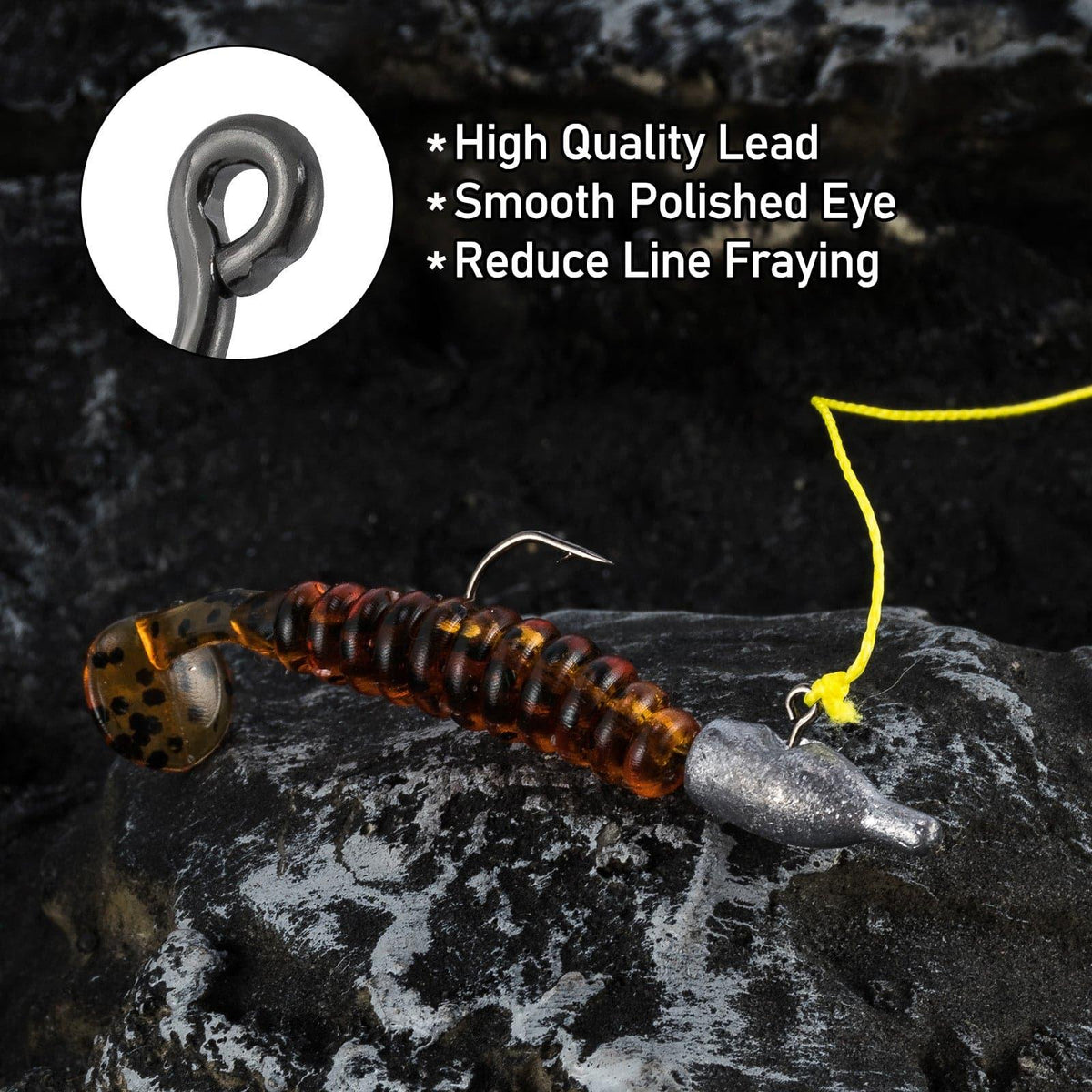 Dr.Fish 20pcs Tube Jig Head 1/32oz-3/16oz - Dr.Fish Tackles