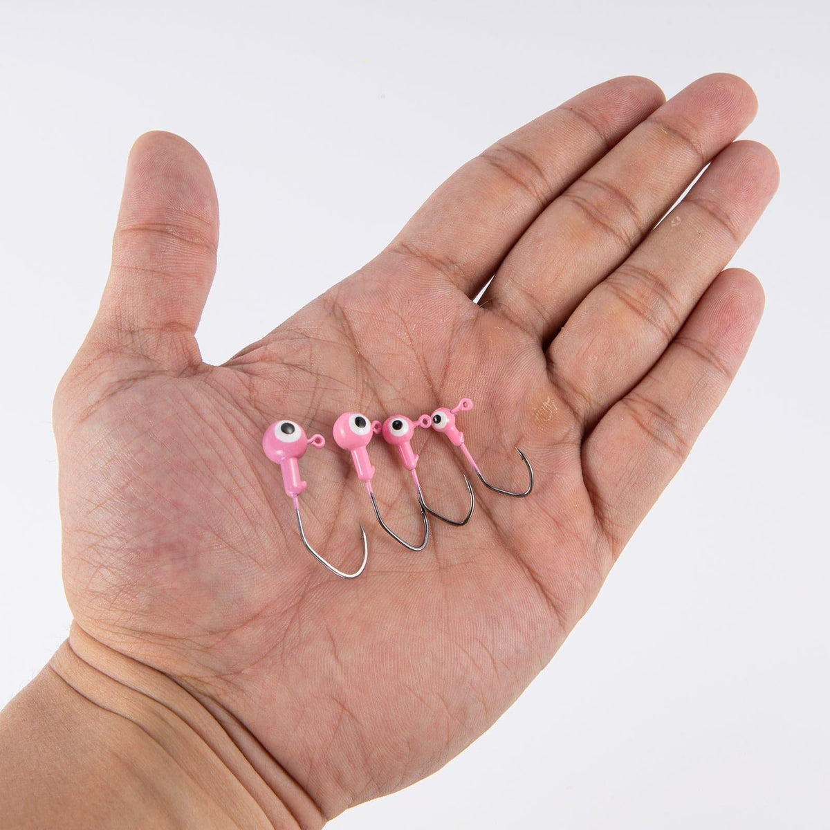 Dr.Fish 20pcs Dotted Eye Jig Heads 1/32oz-3/16oz - Dr.Fish Tackles