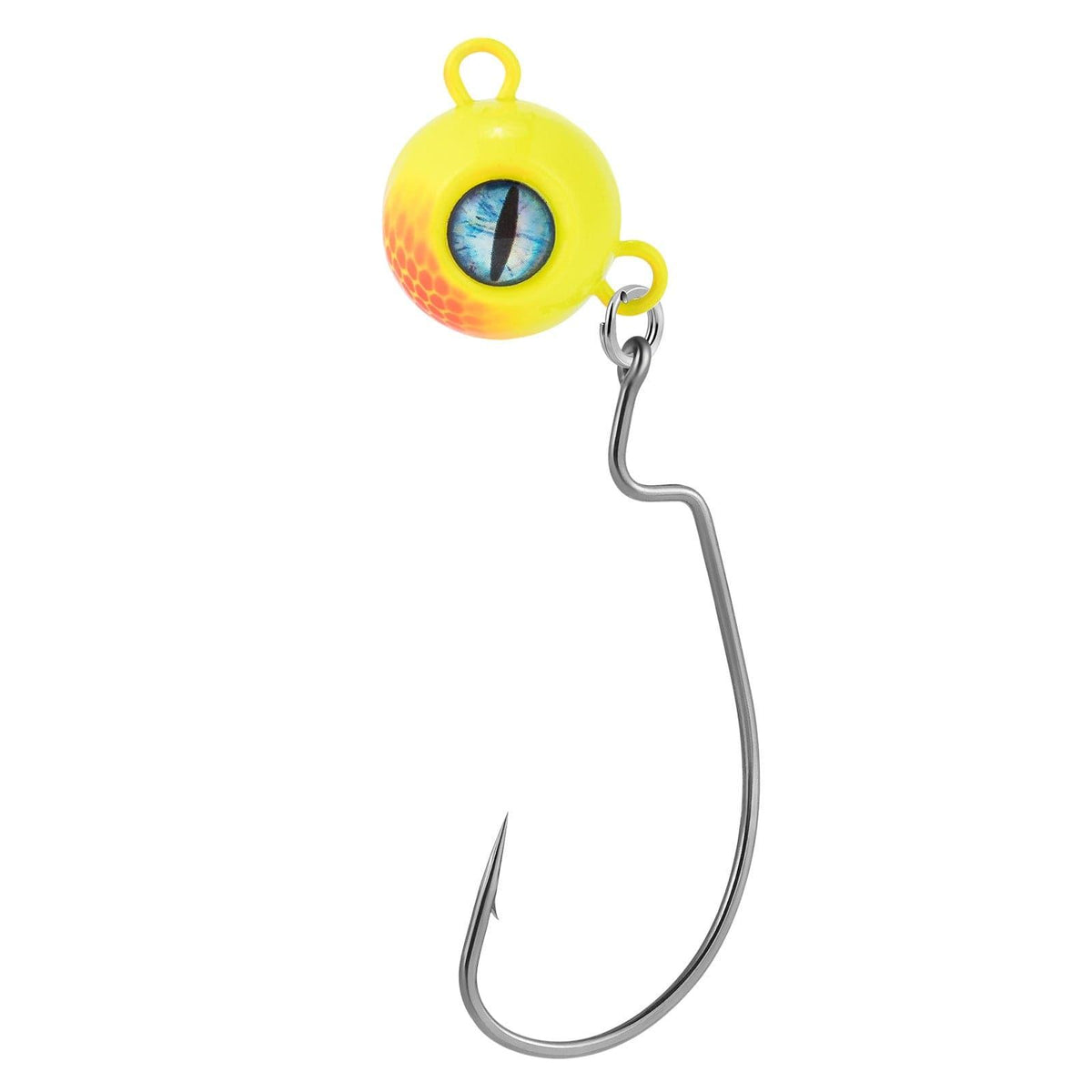 Dr.Fish 3pc 3D Big Eyes Saltwater Jig Head 1/2-1oz - Dr.Fish Tackles