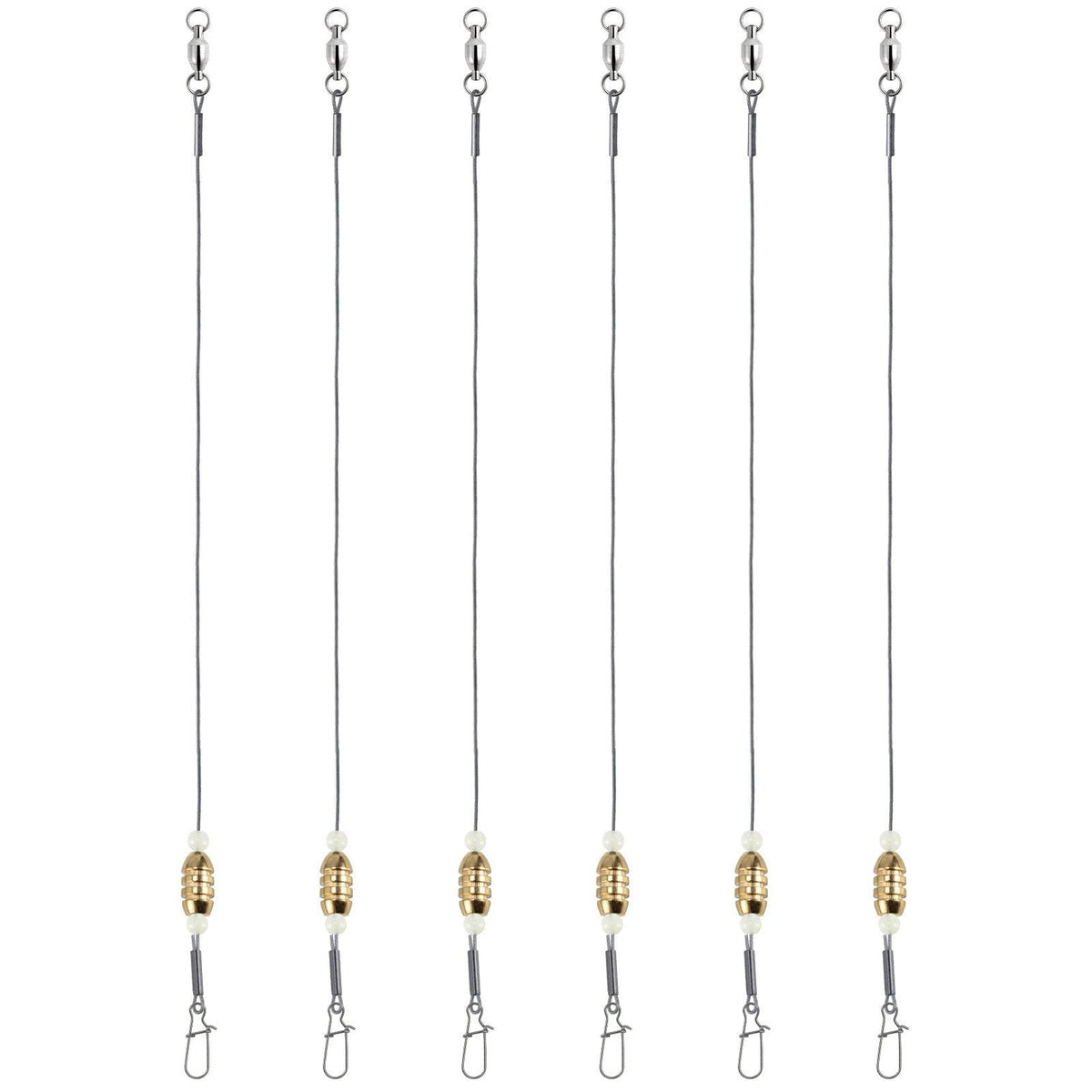 Dr.Fish 15pcs Carolina Ready Rigs with Bullet Weight 1/8-3/4oz - Dr.Fish Tackles