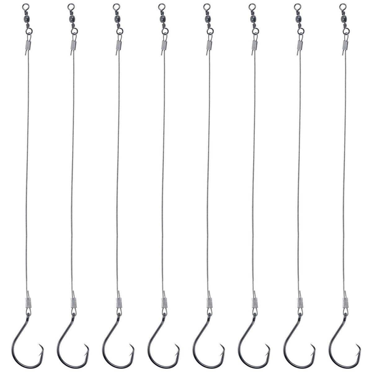 Dr.Fish 30pcs  Circle Hooks Wire Leaders - Dr.Fish Tackles