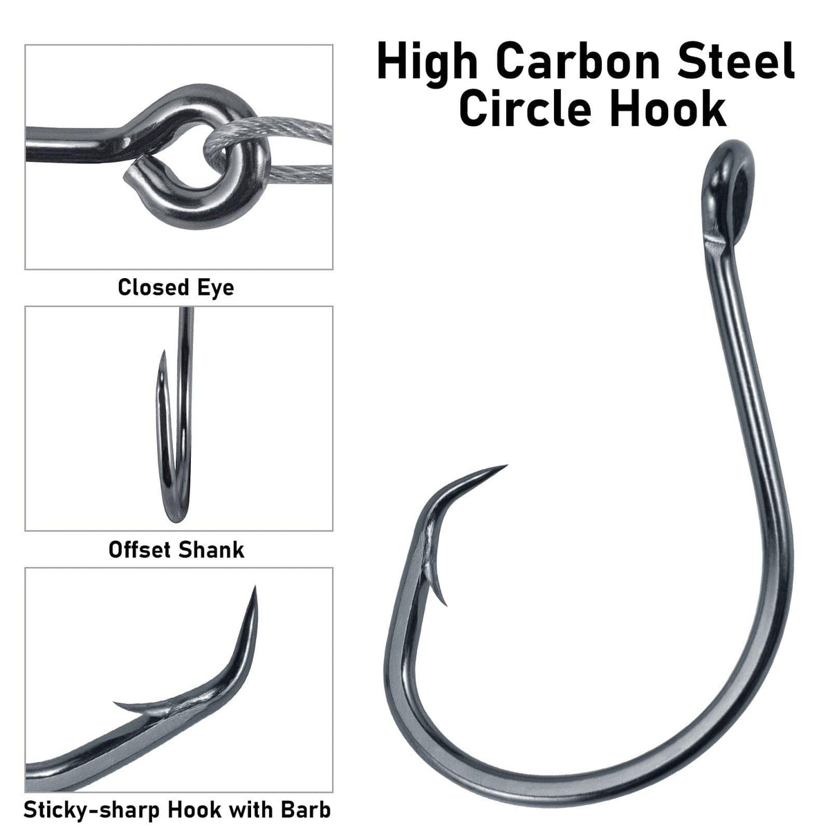 Dr.Fish 30pcs  Circle Hooks Wire Leaders - Dr.Fish Tackles