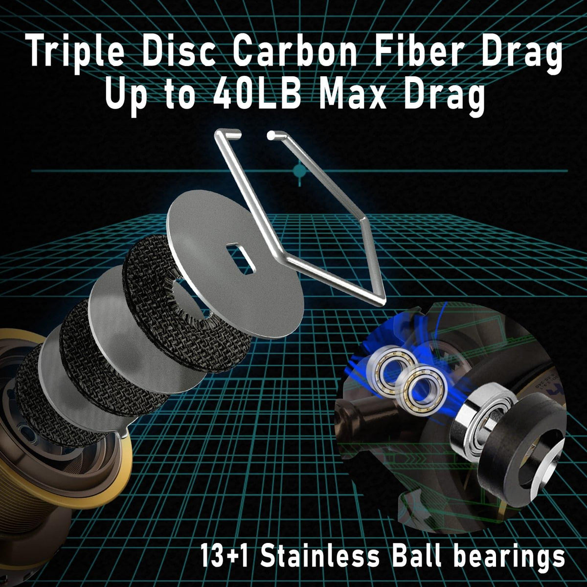 Dr.Fish12FTSurf  Rod and LS-10000 Reel Combos - Dr.Fish Tackles
