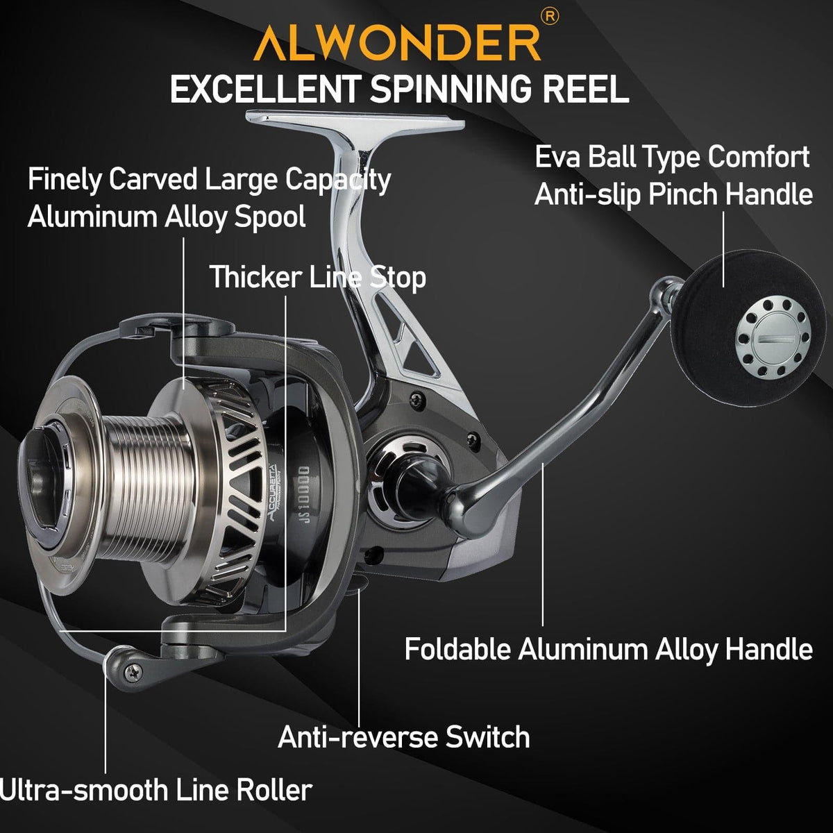 Dr.Fish JS Spinning Reel 8000/10000 - Dr.Fish Tackles