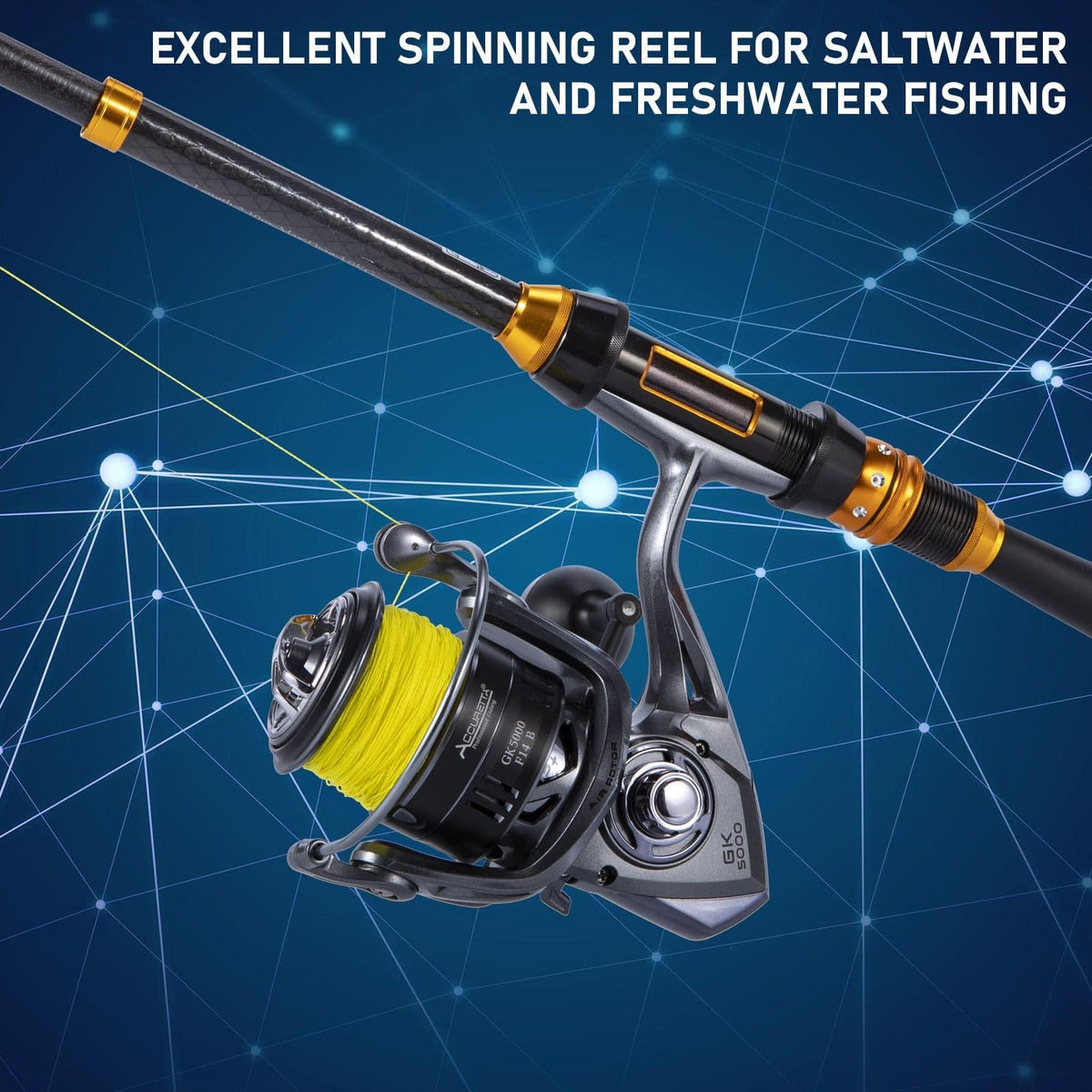 Dr.Fish GK Spinning Reel 1000-6000 - Dr.Fish Tackles