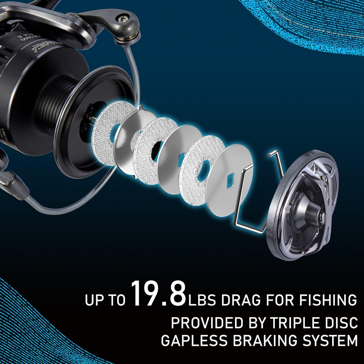 Dr.Fish GK Spinning Reel 1000-6000 - Dr.Fish Tackles