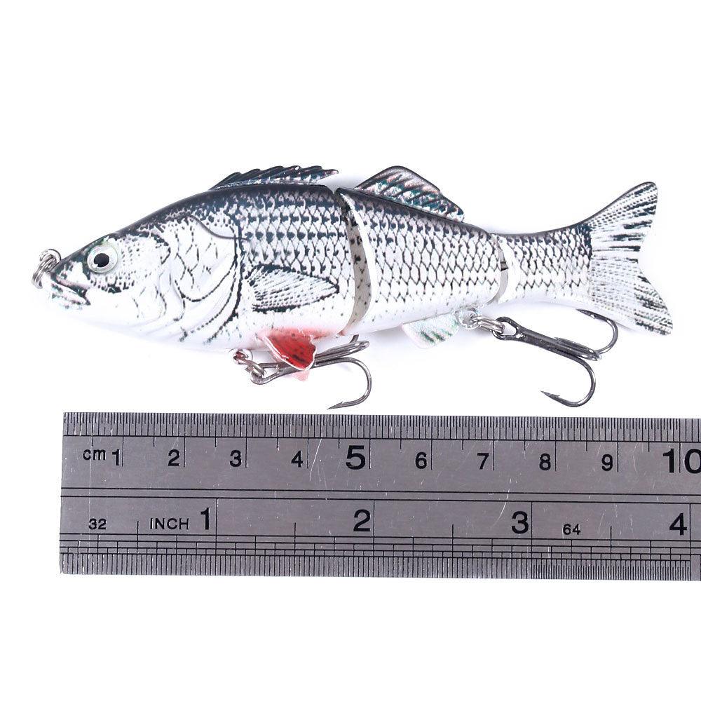 Dr.Fish 3 Jointed Fishing Lures Sinking Swimbait 10cm - Dr.Fish Tackles
