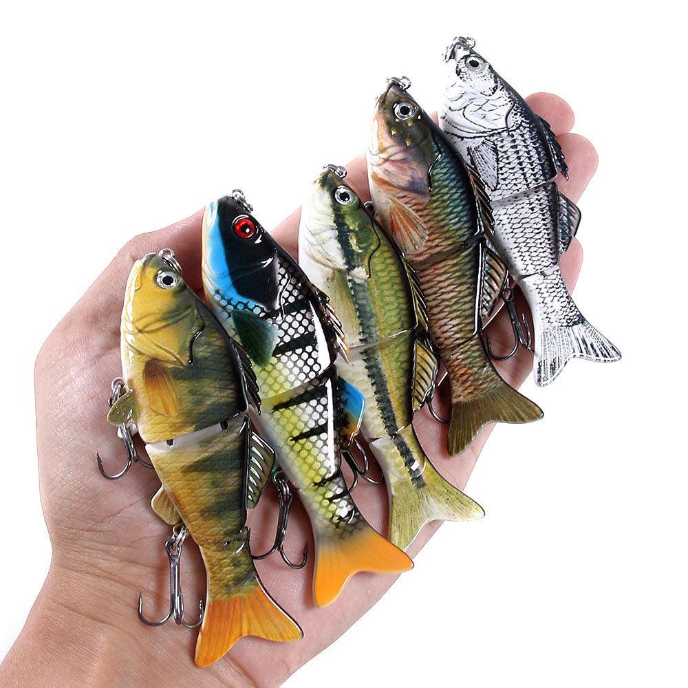 Dr.Fish 3 Jointed Fishing Lures Sinking Swimbait 10cm - Dr.Fish Tackles