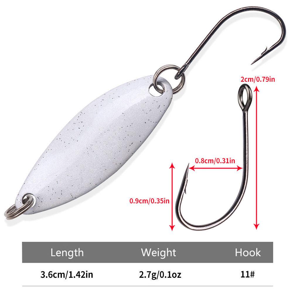 Dr.Fish 3pcs Colorful Fishing Spoon Lures 1/10oz - Dr.Fish Tackles