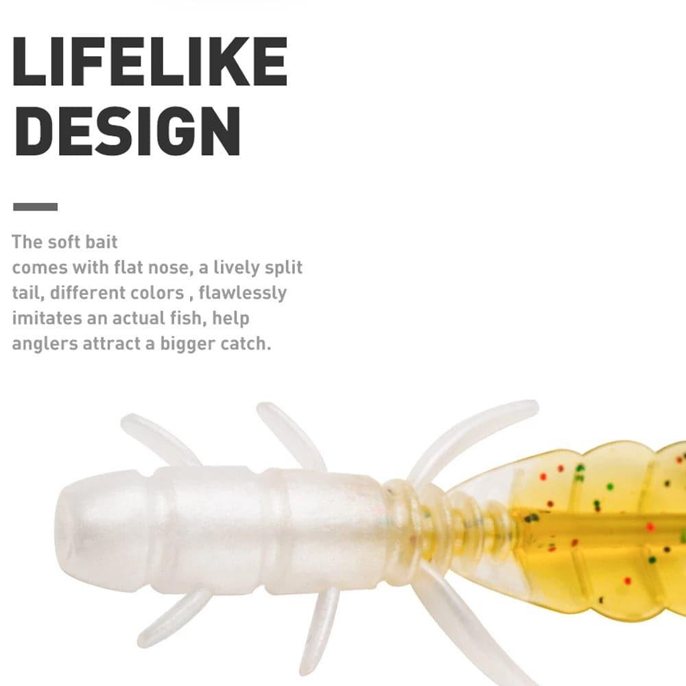 Dr.Fish 5pcs Artificial Creature Jig Head Hook 75cm1.32g - Dr.Fish Tackles