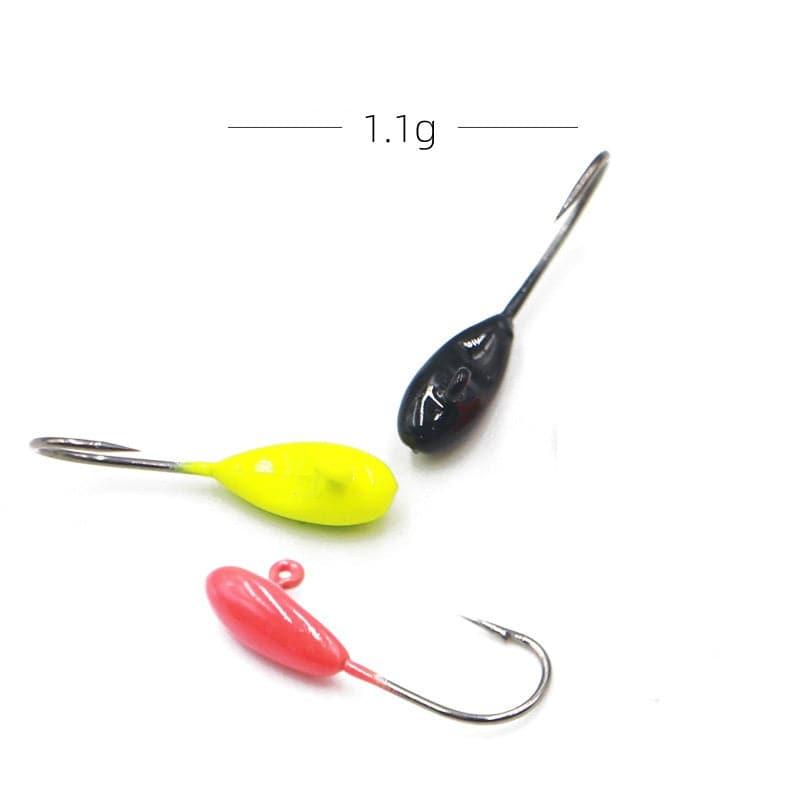 Dr.Fish 5pcs Ice Fishing Jig Head Hooks 1.1g - Dr.Fish Tackles