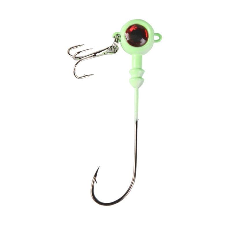 Dr.Fish 3pcs/5pcs 3D Eyes Jig Head 5.5-10g - Dr.Fish Tackles