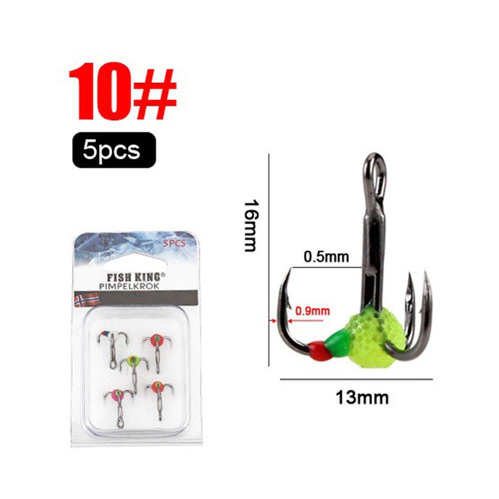 Dr.Fish 5pcs Ice Small Fishing Tackle Kit 6# 8# 10# - Dr.Fish Tackles