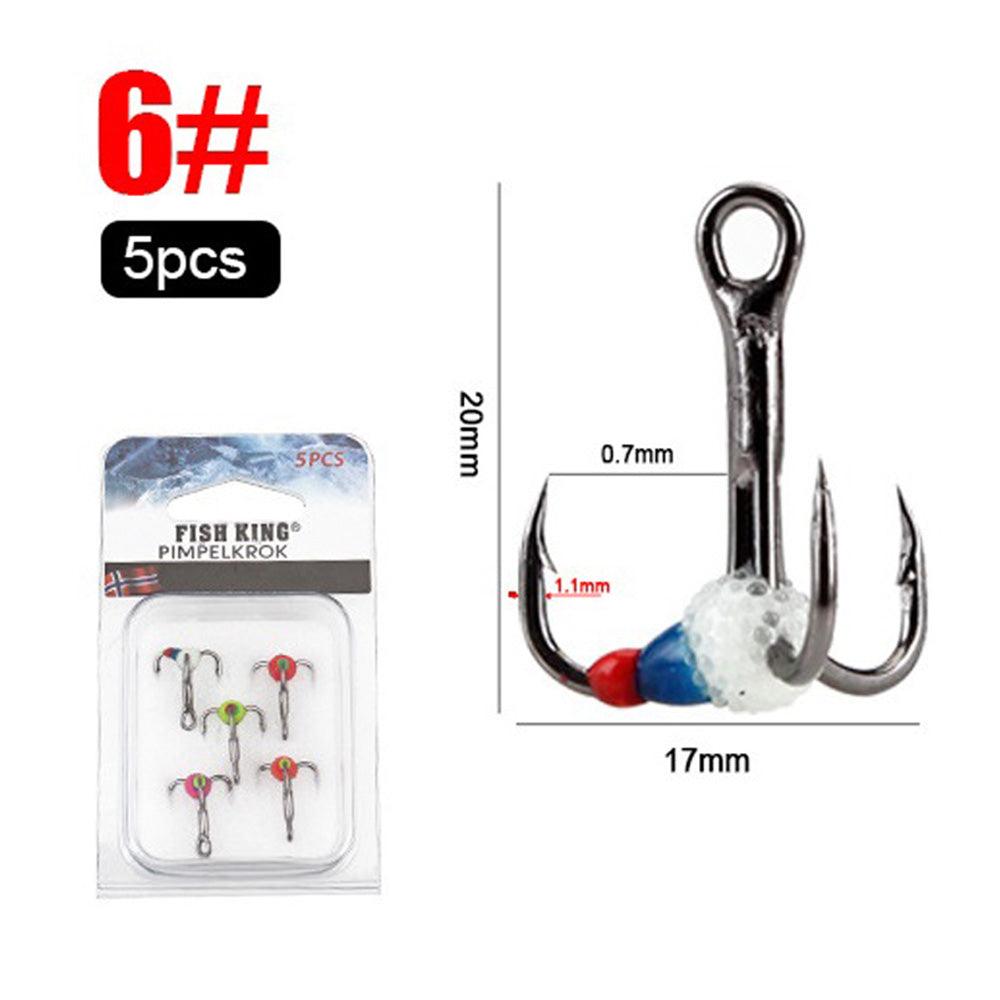 Dr.Fish 5pcs Ice Small Fishing Tackle Kit 6# 8# 10# - Dr.Fish Tackles
