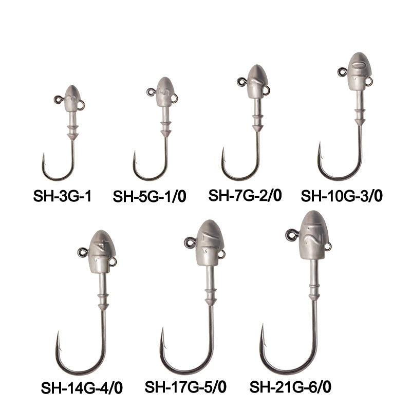 Dr.Fish 5pcs Bullet Jig Heads Kit 3-21g - Dr.Fish Tackles