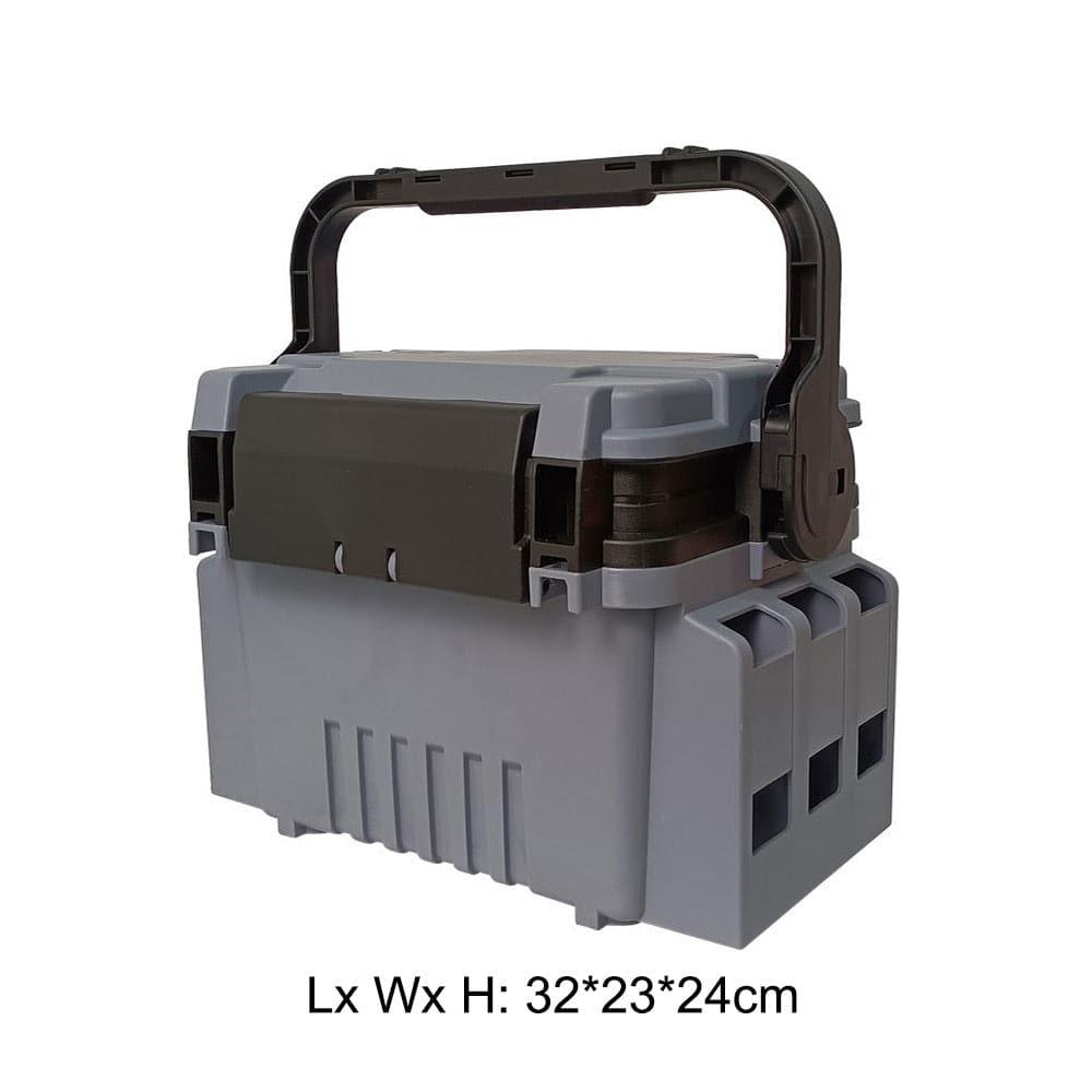 Dr.Fish Double Layer Tackle Box ( L*W*H:32*23*24cm) - Dr.Fish Tackles