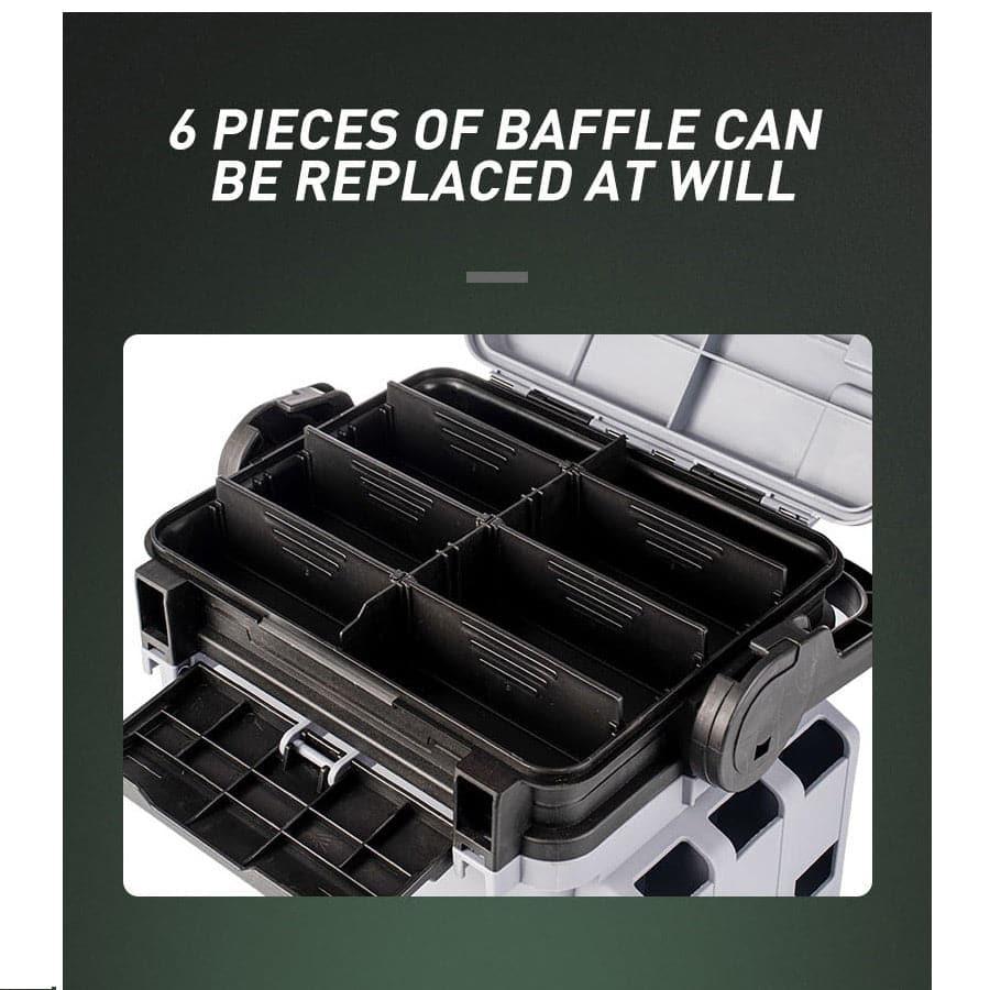 Dr.Fish Double Layer Tackle Box ( L*W*H:32*23*24cm) - Dr.Fish Tackles