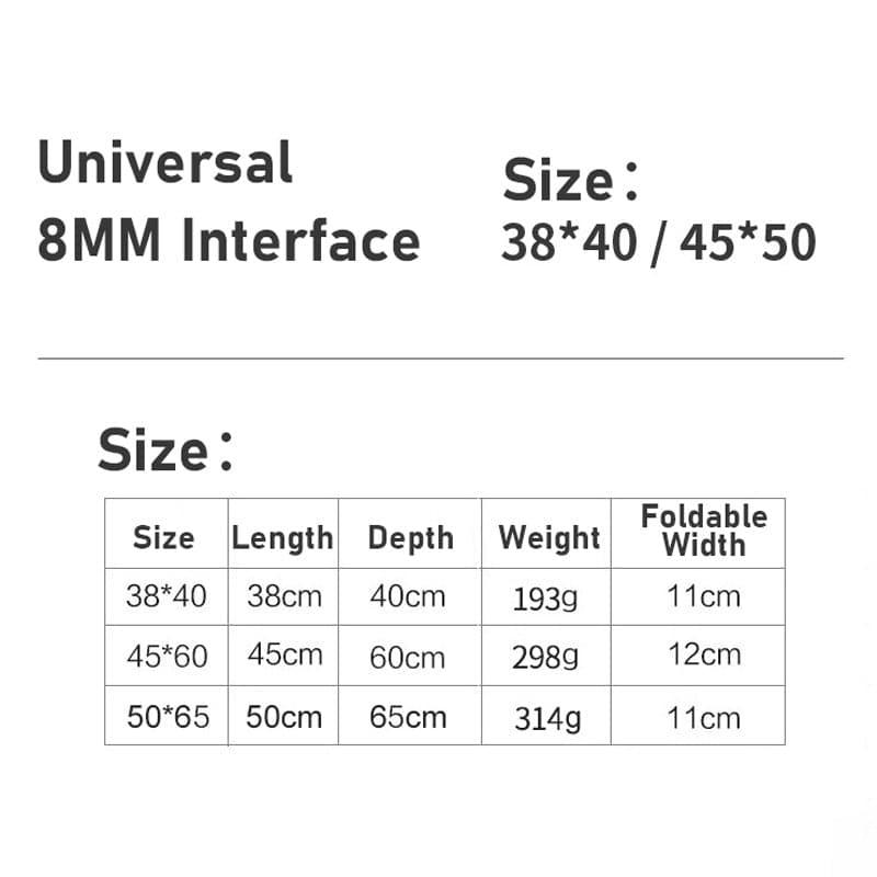Dr,Fish Folding Triangle Landing Net Head 40-65cm - Dr.Fish Tackles