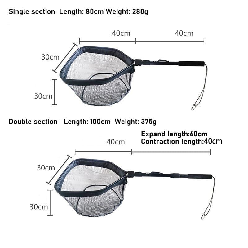Dr.Fish Telescopic Fishing Landing Net 40/60cm - Dr.Fish Tackles