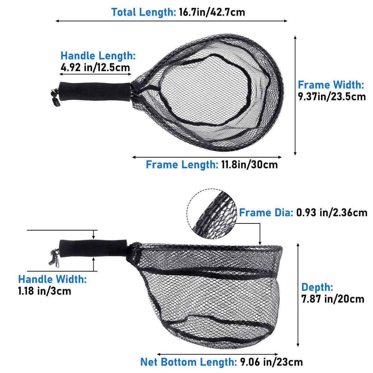 Dr.Fish Handle Landing Net - Dr.Fish Tackles