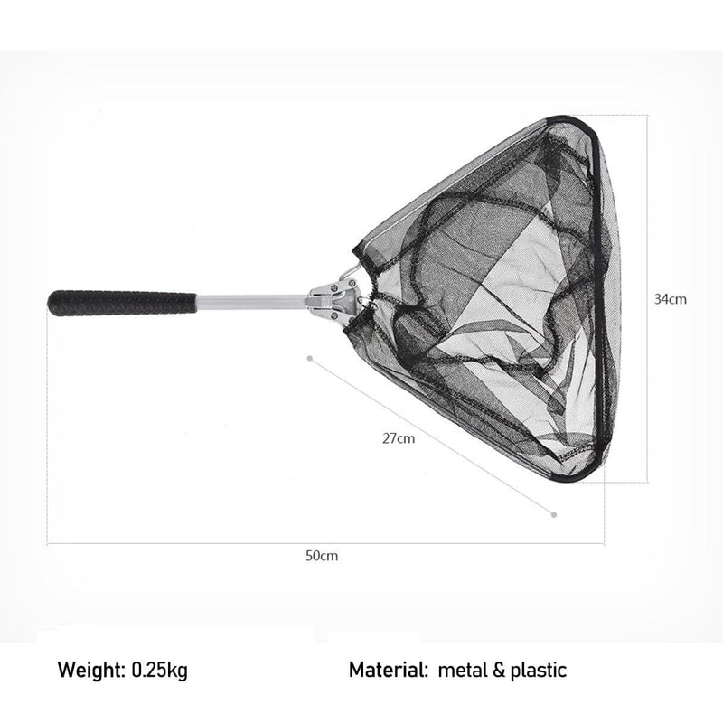 Dr.Fish 50cm Mini Aluminum Foldable Fish Landing Net - Dr.Fish Tackles
