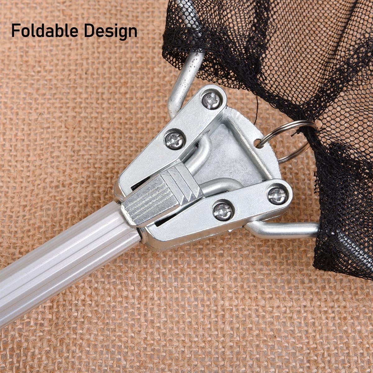 Dr.Fish 50cm Mini Aluminum Foldable Fish Landing Net - Dr.Fish Tackles