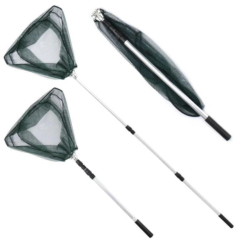 Dr.FIsh Foldable Fishing Landing Net for Bird Fish Catch 1.5-2.1M - Dr.Fish Tackles