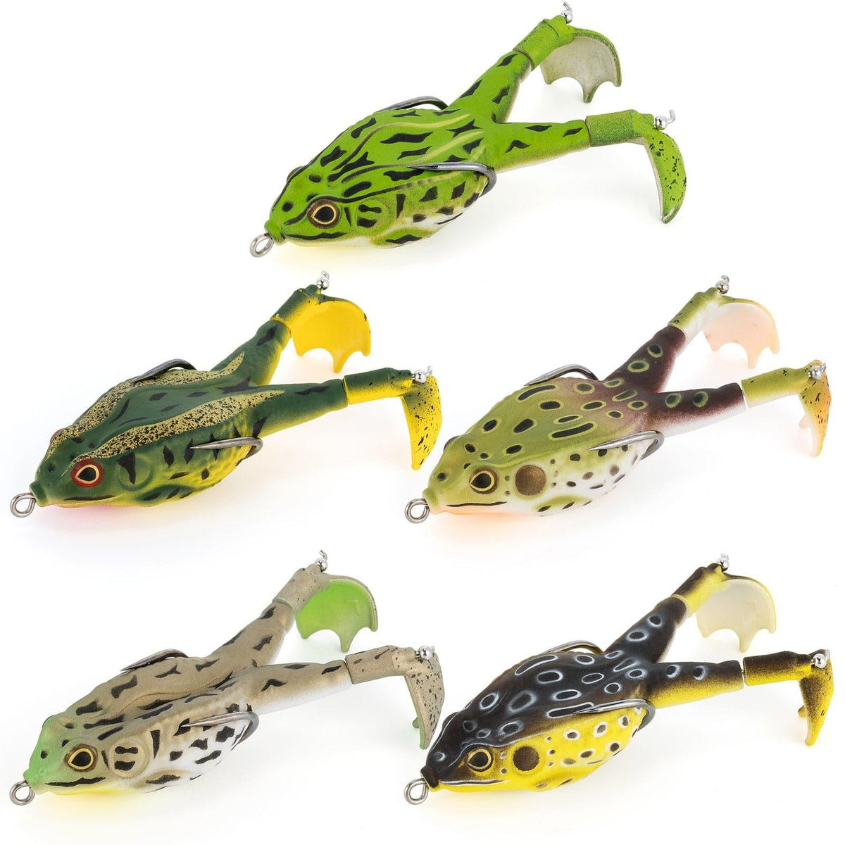 Dr.Fish 5pcs  Plastic Hollow Body Frog Topwater Lures 8.6-16g - Dr.Fish Tackles