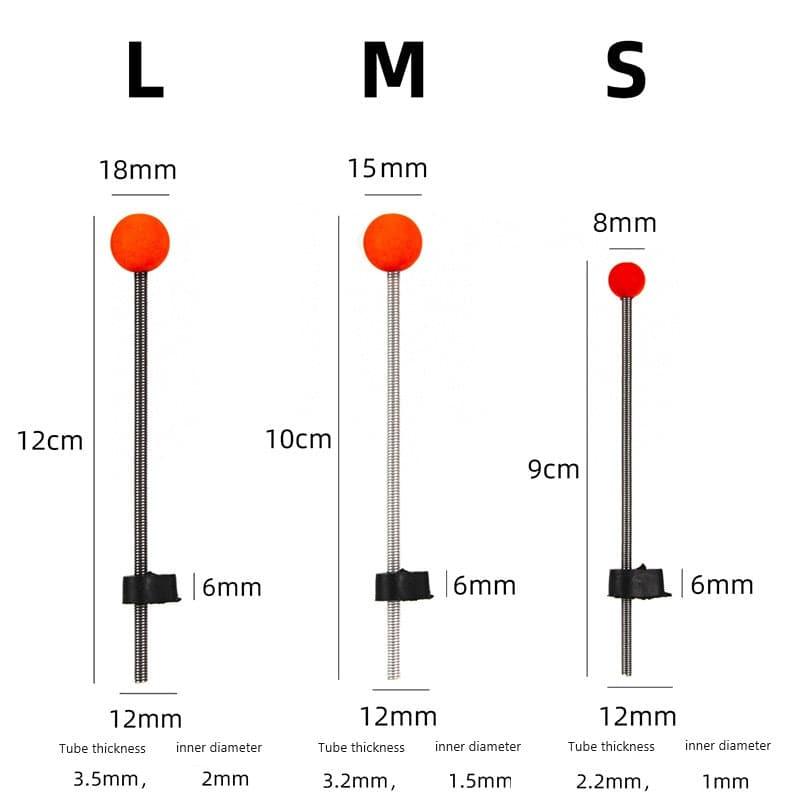 Dr.Fish 5pcs Red Ball Spring Rod Tips - Dr.Fish Tackles