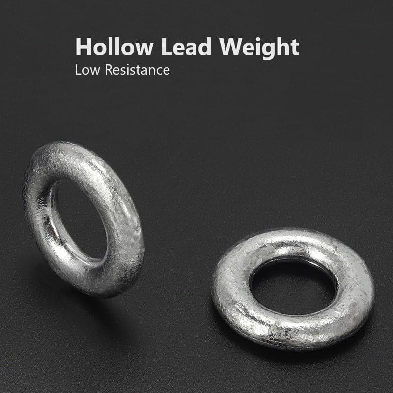 Dr.Fish 5pcs Fishing Weights Hollow Ring Type 30-60g - Dr.Fish Tackles