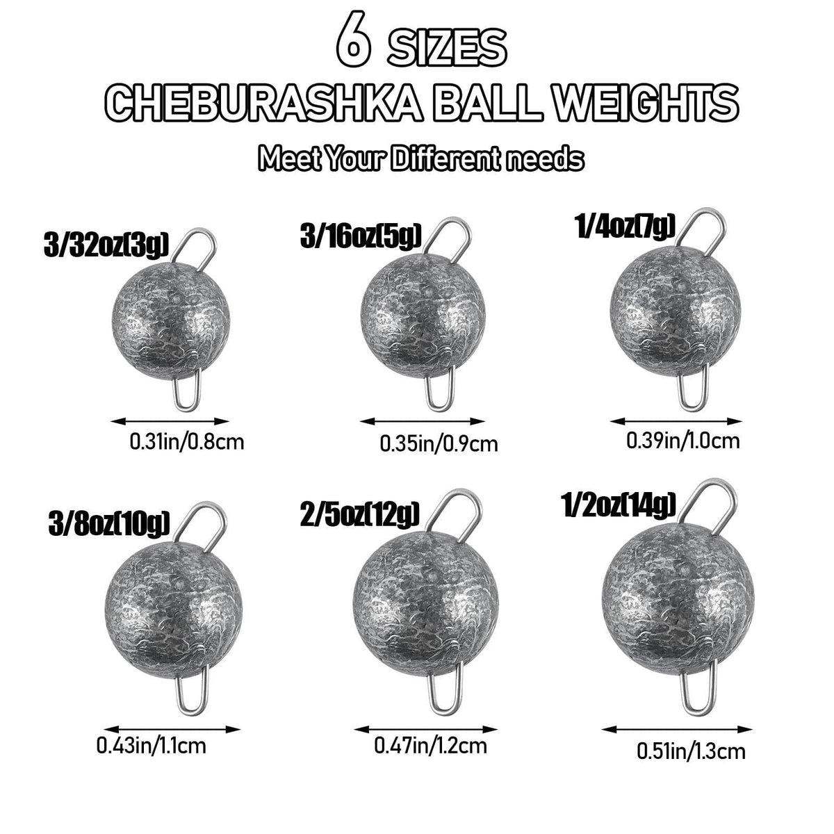 Dr.Fish 10pcs Fishing Weights Sinkers with Snaps  3/32-1//2oz - Dr.Fish Tackles