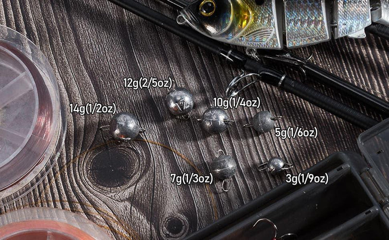 Dr.Fish 10pcs Fishing Weights Sinkers with Snaps  3/32-1//2oz - Dr.Fish Tackles