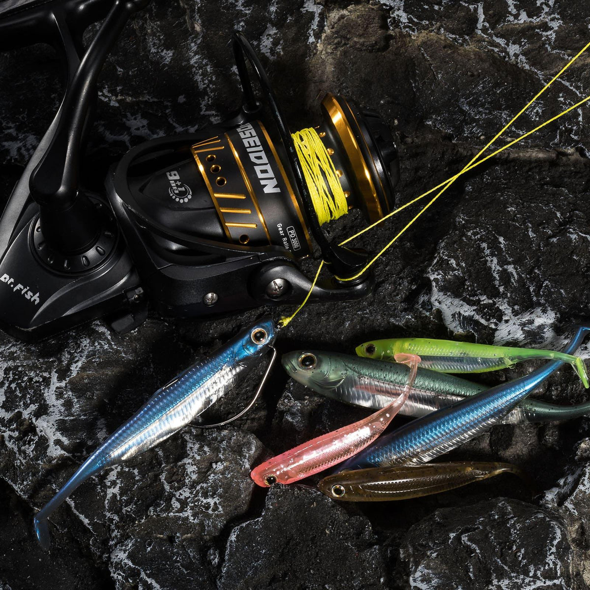 Dr.Fish Paddle Tail Soft Swimbaits 2.7''-4.7'' - Dr.Fish Tackles