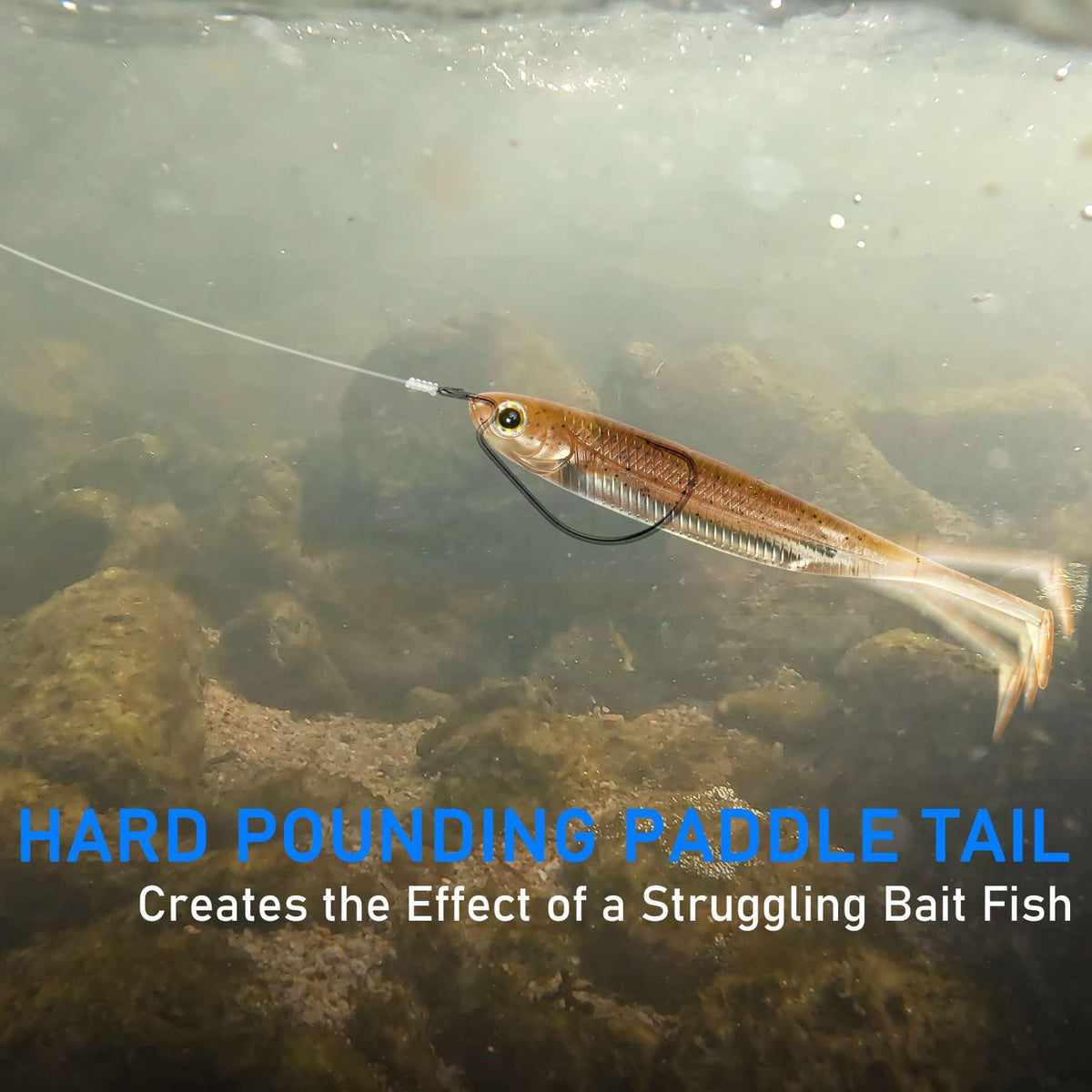 Dr.Fish Paddle Tail Soft Swimbaits 2.7''-4.7'' - Dr.Fish Tackles