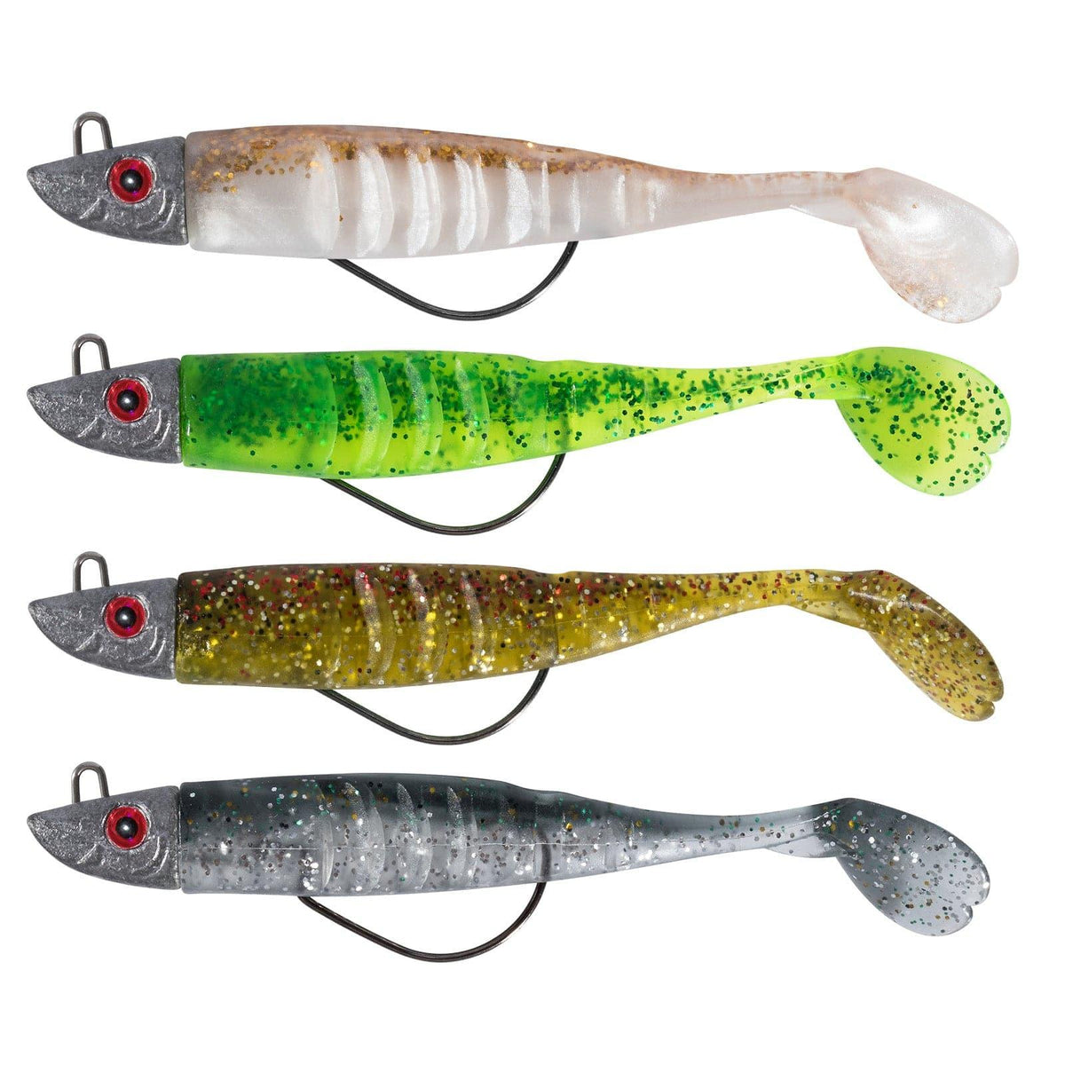 Dr.Fish 3pcs Soft Plastic Swimbait  5.11'' 0.94oz - Dr.Fish Tackles