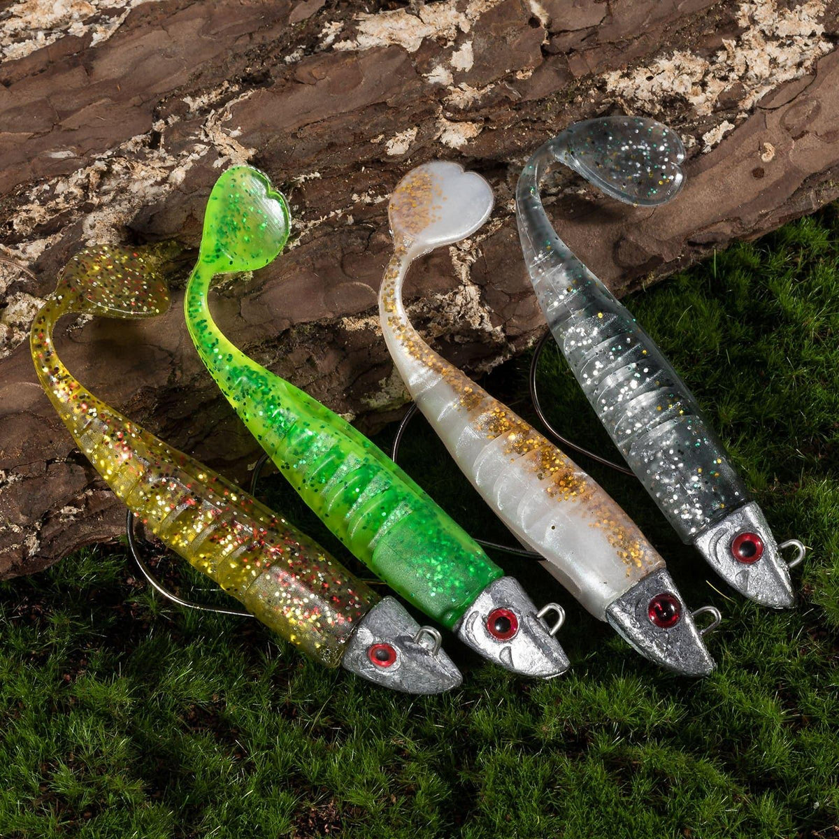 Dr.Fish 3pcs Soft Plastic Swimbait  5.11'' 0.94oz - Dr.Fish Tackles