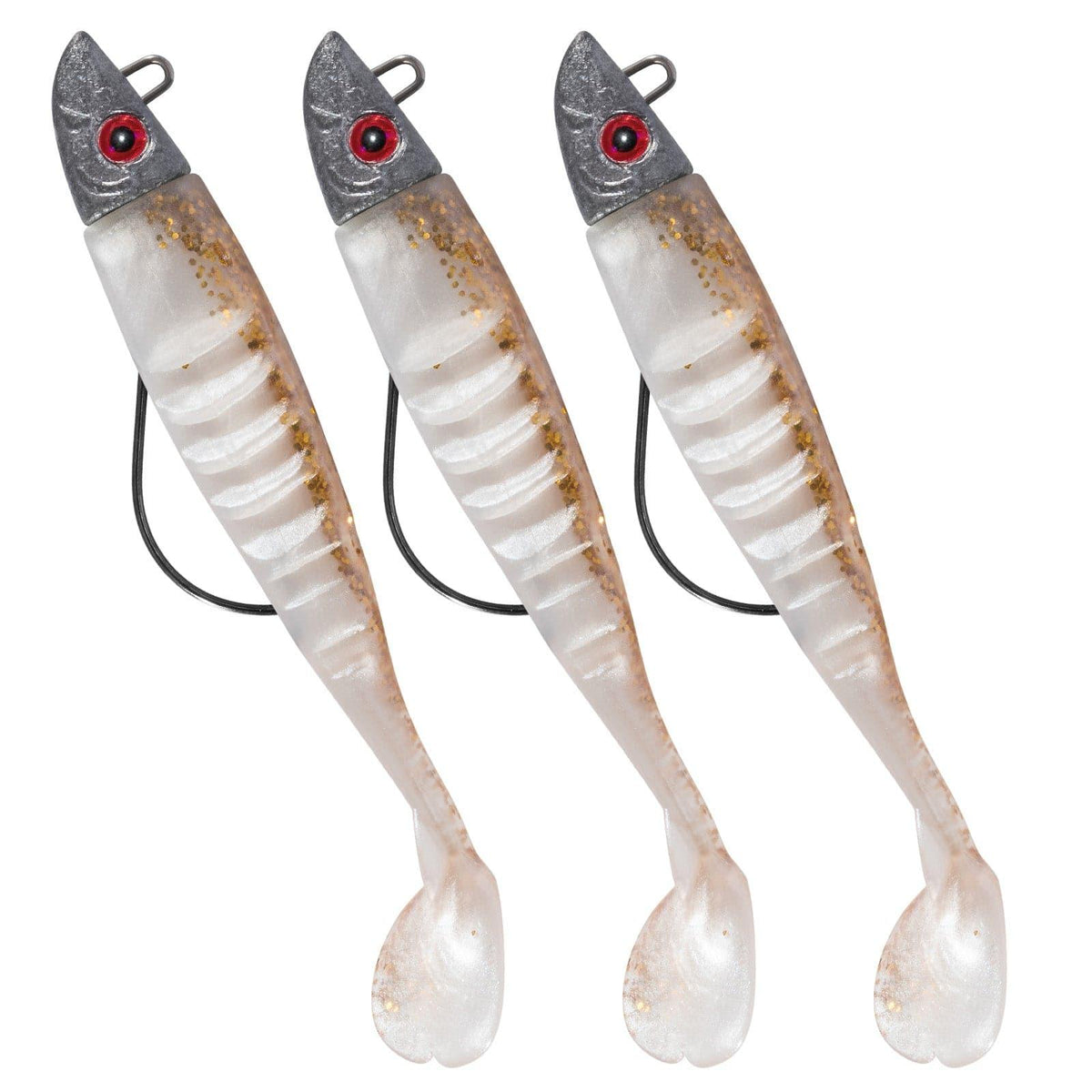 Dr.Fish 3pcs Soft Plastic Swimbait  5.11'' 0.94oz - Dr.Fish Tackles