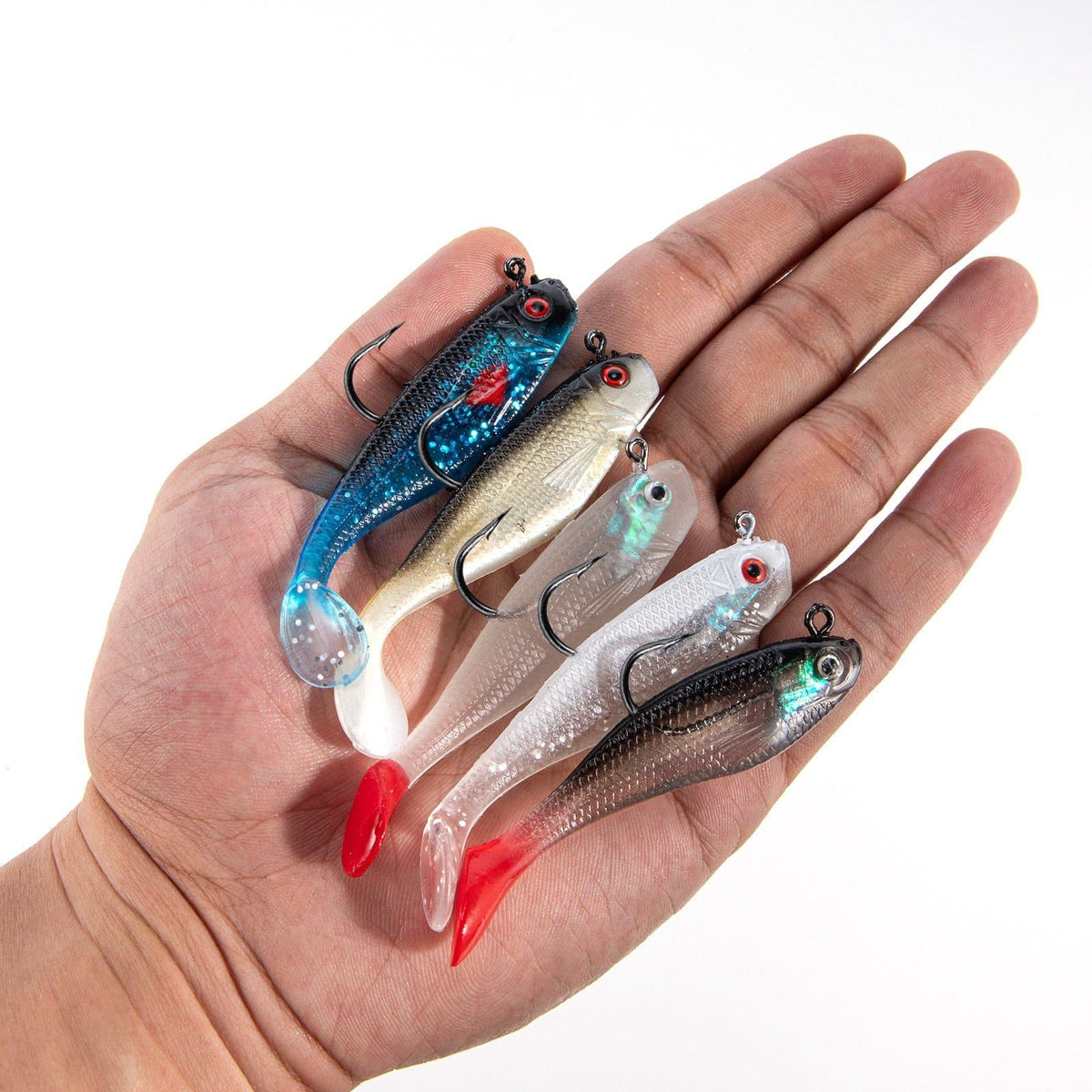 Dr.Fish 5pcs Swimbait Jig Heads 3.14" 0.33oz - Dr.Fish Tackles