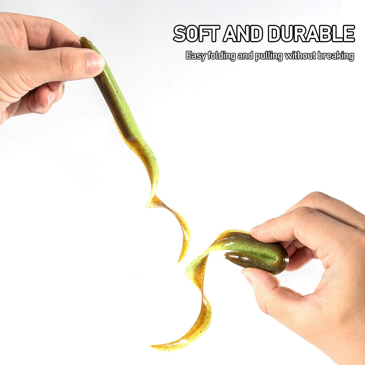 Dr.Fish 5pcs Soft Swimbaits Sand Eel 6'' 3/8oz - Dr.Fish Tackles