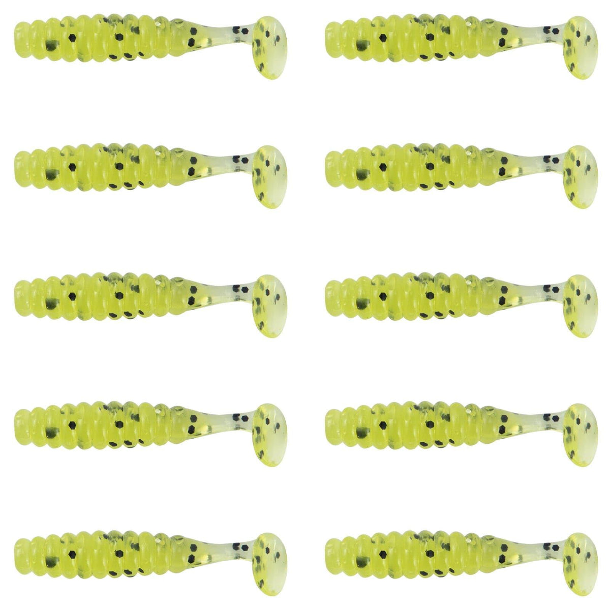 Dr.Fish 10 pcs Paddle Tail Soft Baits 1-1/2'' - Dr.Fish Tackles