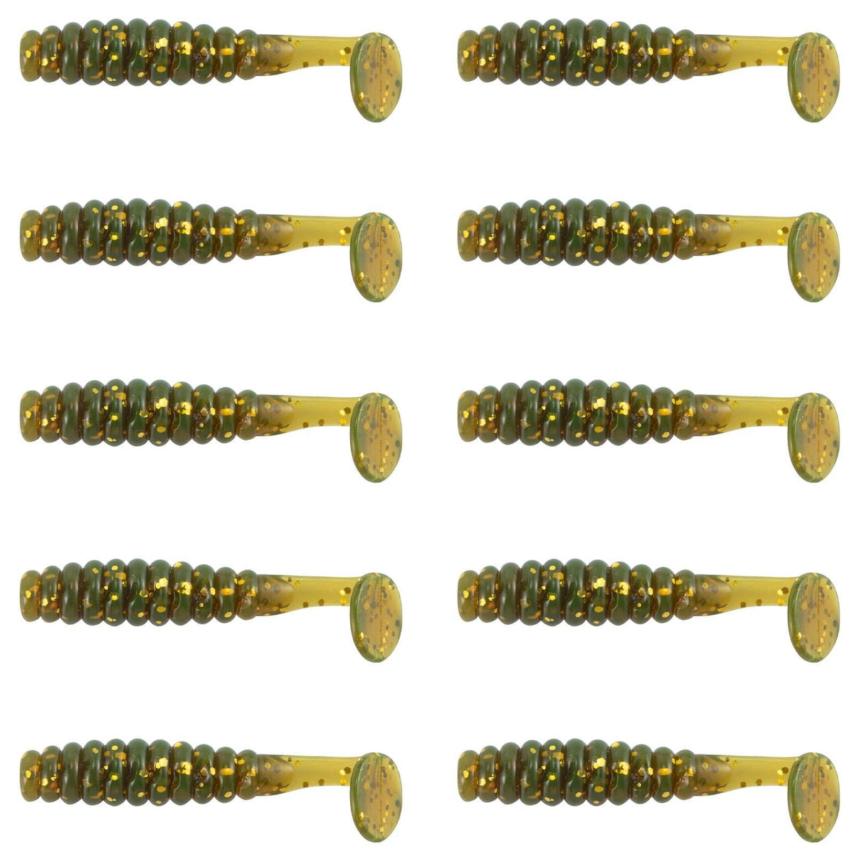 Dr.Fish 10 pcs Paddle Tail Soft Baits 1-1/2'' - Dr.Fish Tackles