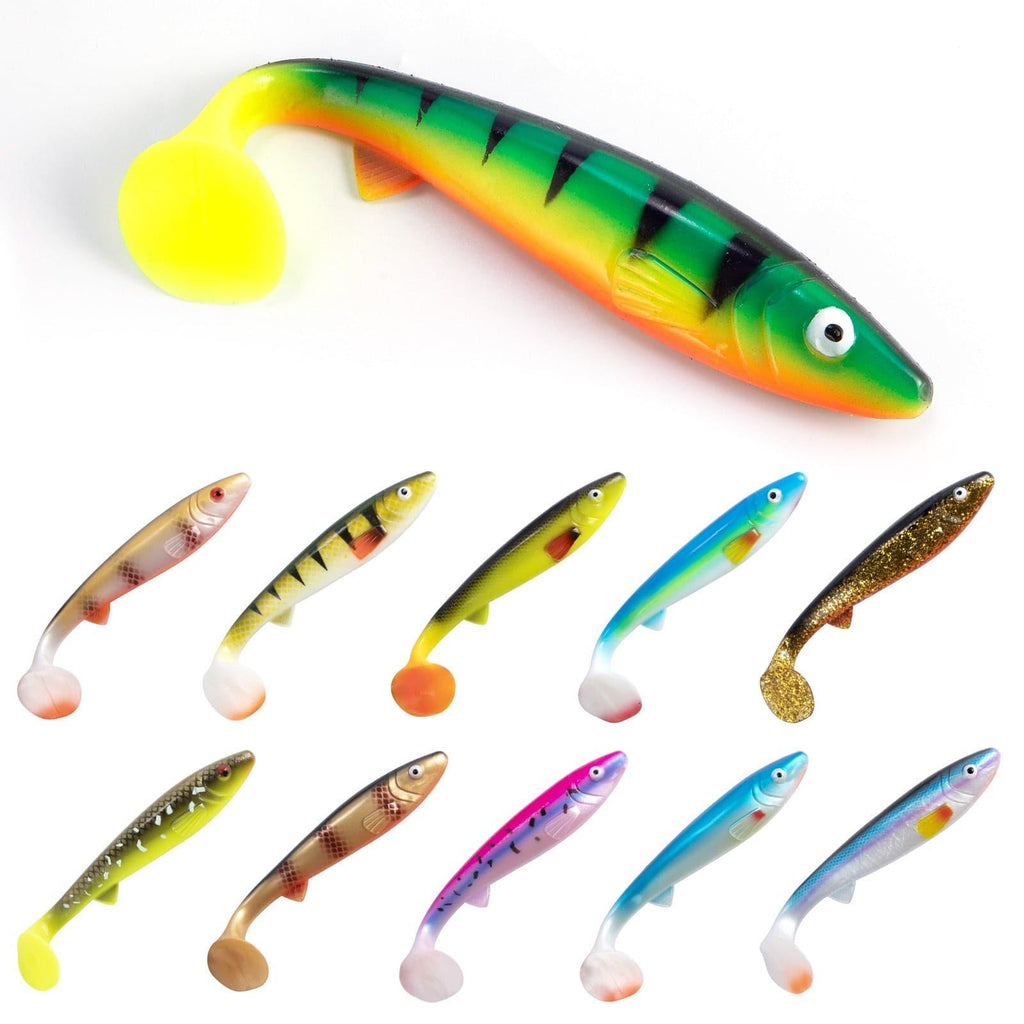 Dr. Fish Large Paddle Tail Soft Baits 6.5