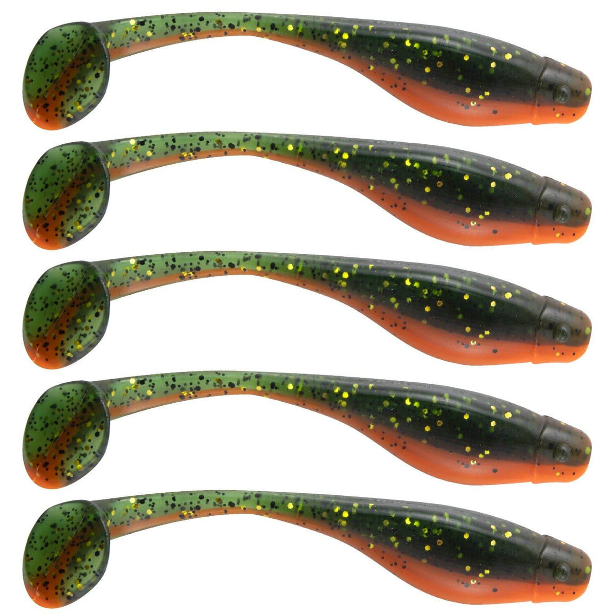 Dr.Fish 10pcs 8 Colors Flashing Glitter soft Baits 5.11'' 4oz - Dr.Fish Tackles